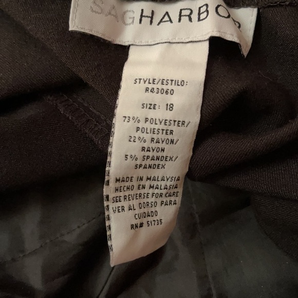 PANTS flat Front waist band with stretch elastic - Picture 5 of 5